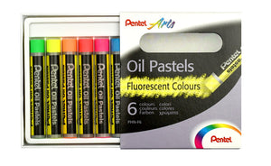 Pentel Arts Oil Pastels - Pastelkreiden  Fluorescent Colours