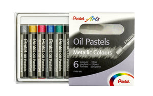 Pentel Arts Oil Pastels - Pastelkreiden Metallic Colours