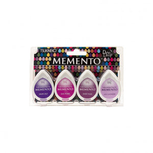 Memento dew drop Stempelkissen juicy purples mit 4 Farben