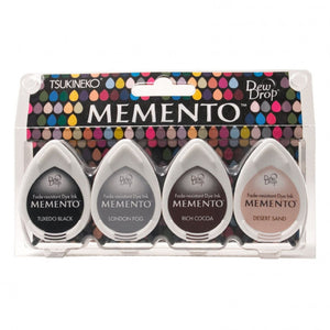 Memento dew drop Stempelkissen in Stone Mountain Set mit 4 Farben