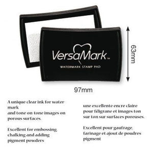 VersaMark watermark Stempelkissen 9.7x6.3cm für tolle Effekte (klar)