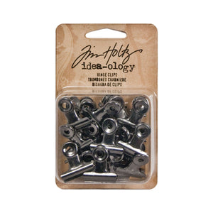 Idea-ology • Tim Holtz hinge clips x15 antique nickel