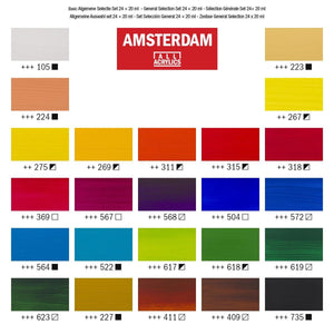 Royal Talens Amsterdam Acrylfarbe - Sets von 6 bis 90 Farben