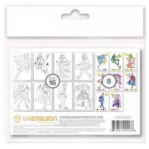 Chameleon Color Cards Manga 16 Karten