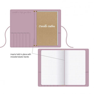Kelly Creates practice journal  Farbe Purple
