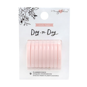 Crate Paper • Day-to-Day planner discs gross Blush