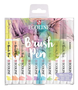 Royal Talens Ecoline  Brush Pens  10 er Set pastell