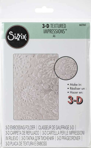 Sizzix • 3D Textured Impressions Prägefolder Doily