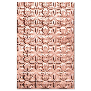 Sizzix • 3D Textured Impressions Prägefolder  Adorned Tile, Designer Jen Long