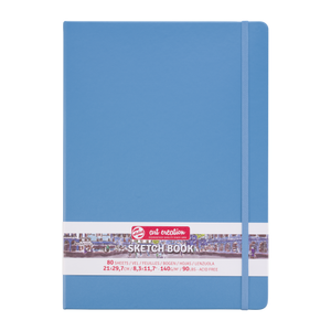 Sketchbook, Art Creation, 21 x 29,7 cm, 80 Blatt Hellblau
