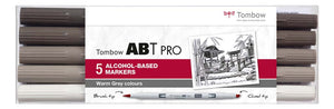 ABT PRO - Der Alkohol-Marker für Profis  5er Set Warm Grey Colors