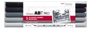 ABT PRO - Der Alkohol-Marker für Profis  5er Set Cold Grey Colors