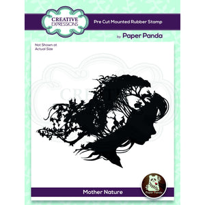 Creative Expressions • pre cut mounted rubber stamp Mother nature
