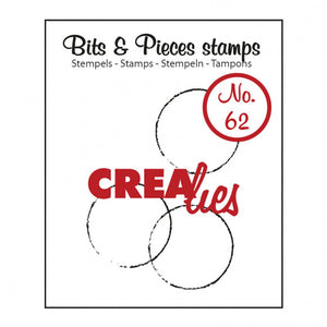 Crealies Bits & Pieces Stempeln no.62 große Grunge Kreise
