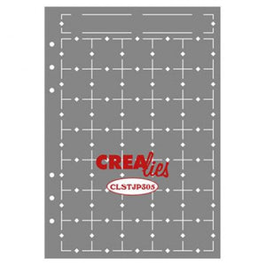 Crealies • Journal Schablone Monat Seite Model A