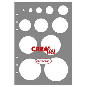 Crealies • Journal Schablone Dekorative Kreise