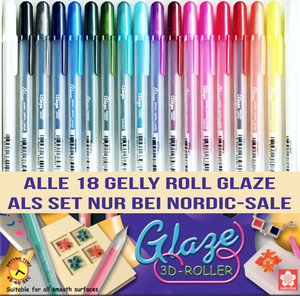 Sakura Gelly Roll Glaze 18er Set - alle Farben