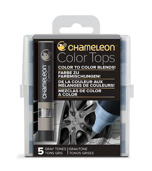 Chameleon Color Tops Gray Tones - 5 Grautöne zum mischen