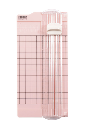 Vaessen Creative • Mini Papierschneider 6,5x15,3cm Farbe Rosa