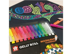 Sakura Gelly Roll Set mit 12 Stiften MOONLIGHT Fluorescent!