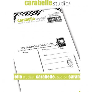 Carabelle Studio • Cling Stamp A7 My memorydex card