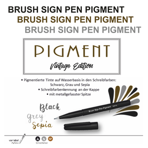 Pentel Brush Sign Pen Pigment