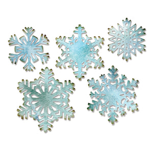 Sizzix thinlits die set x5 paper snowflakes Tim Holtz Stanzen Schneeflocken