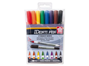 Sakura IDenti™-pen Dual Tip Set mit 8 Farben