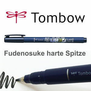 Tombow Fudenosuke - Hart, Weich, Dual - Tip