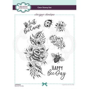Creative Expressions • Designer boutique clear stamp set Beauty & The Bee