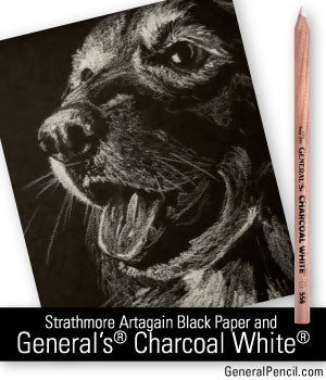 GENERAL´S PENCIL COMPANY  CHARCOAL  WHITE #558 - KREIDE STIFT