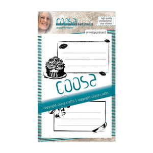 COOSA Crafts • Clear Stempel #4 Envelope Presents