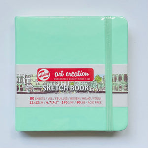 Sketchbook, Art Creation, 12 x 12 cm, 80 Blatt, Fresh Mint