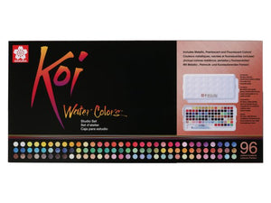 Sakura Koi Water Colors Studio Set 96 + Koi Water Brush