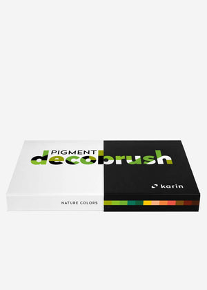 KARIN PIGMENT DecoBrush - Acryllic Ink Marker 12er Set Nude