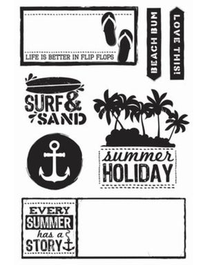 Kaisercraft Clear Stamps Sandy Toes 15,5 x 10,5 cm