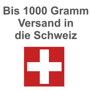 Versand in die  Schweiz bis 1000 Gramm