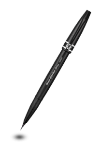 Pentel Sign Pen Brush Artist" SESF30C Pinselstift mit extra feiner Pinselspitze verschiedene Farben